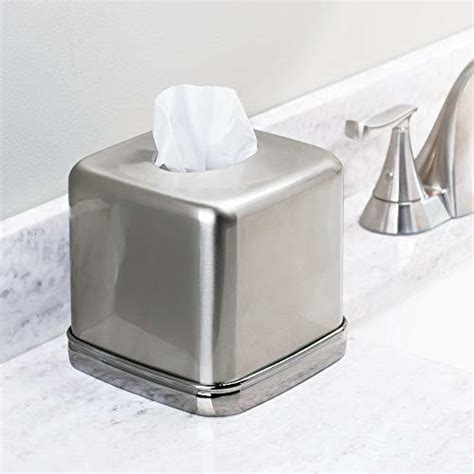 brushed metal tissue box cover|brushed nickel tissue box cover.